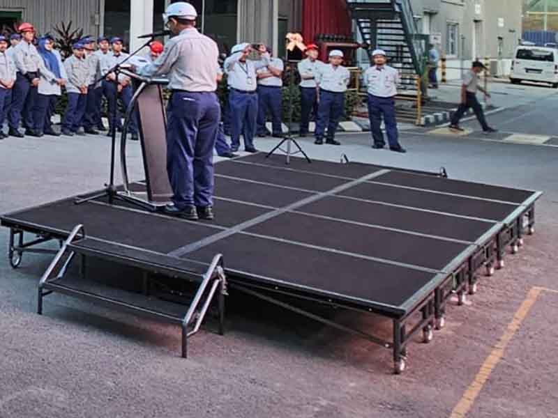 collapsible stage platform collapsible stage platform