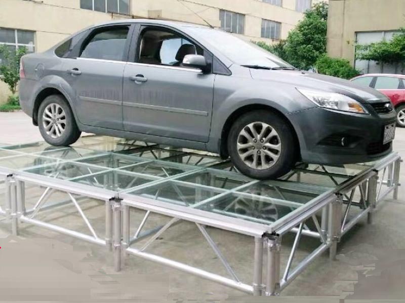 Custom acrylic stage platform