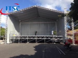global temporary stage roof  truss