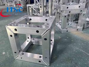 300x300 मिमी बॉक्स स्क्वायर बोल्ट ट्रस बैनर कॉर्नर ब्लॉक