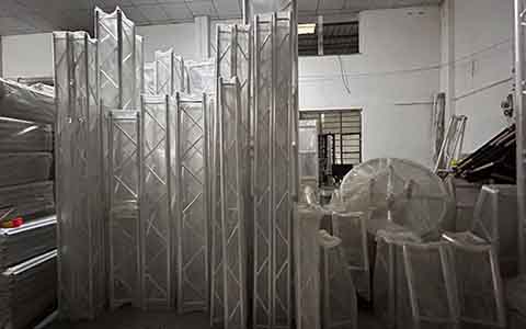 जर्मनी के लिए 6x6 इंच बॉक्स ट्रस